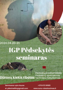 IGP sporto Pėdsekytės seminaras 