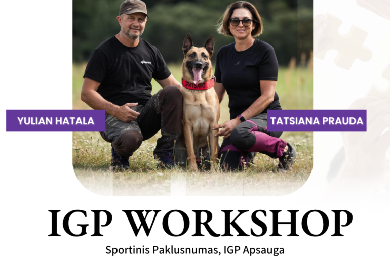 IGP workshop su Yulian Hatala ir Tatsiana Prauda
